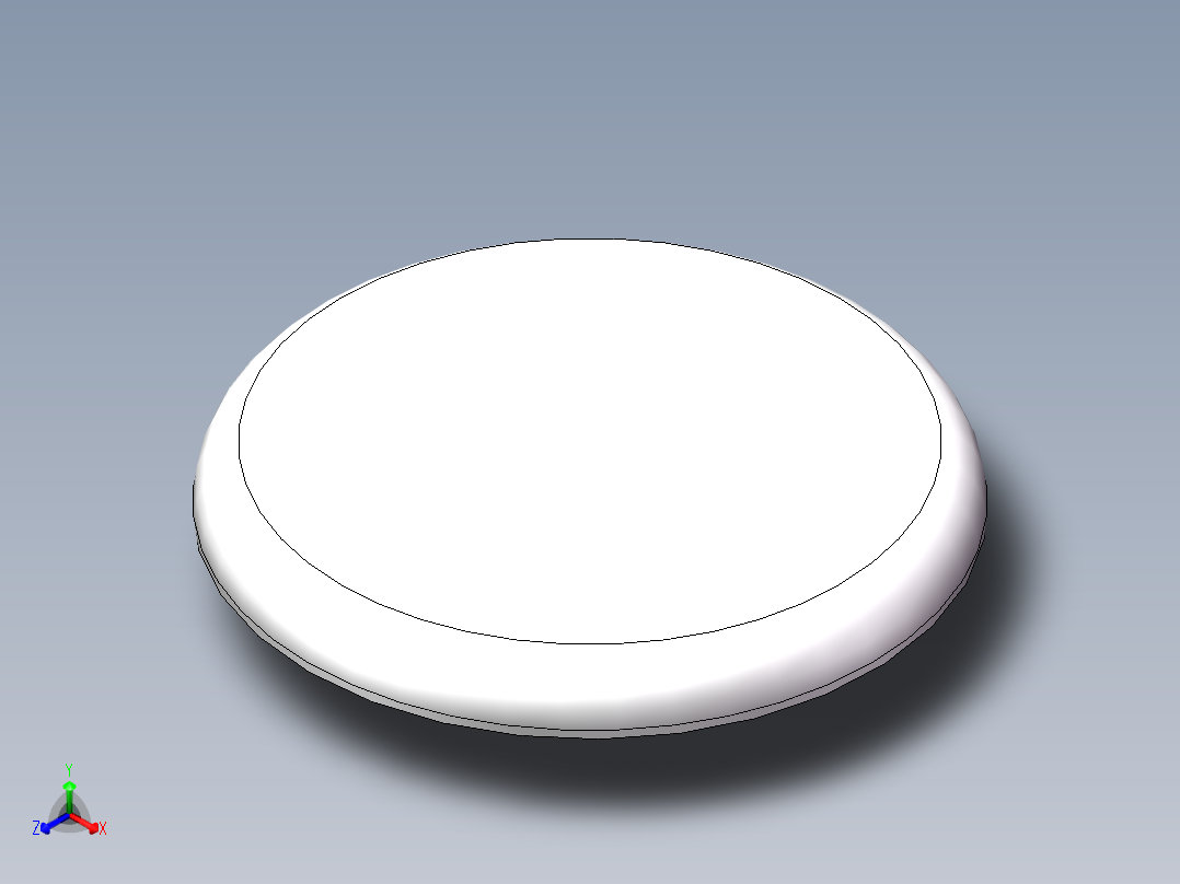 THA碟形封头DN2900正等轴测图