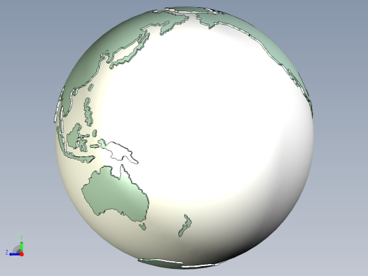 地球仪6右视缩略图