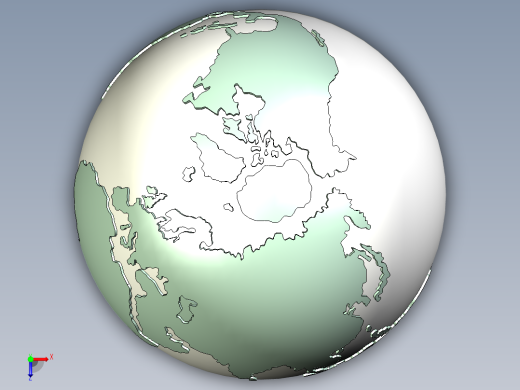 地球仪6俯视缩略图