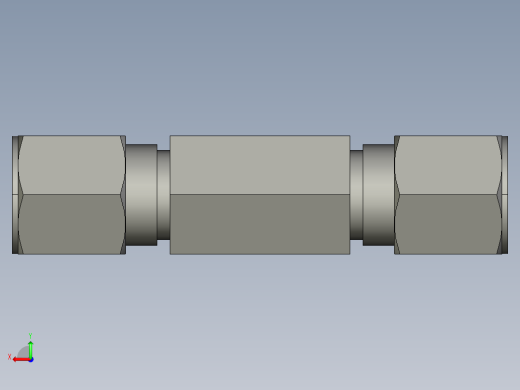 卡套式工业通用硬管接头8-8-8_sbu-s后视缩略图
