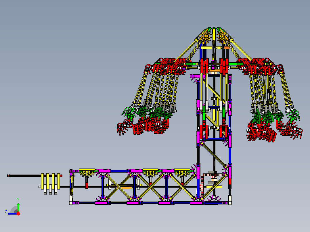 拼插积木华丽摇摆骑 INVENTOR STP右视图