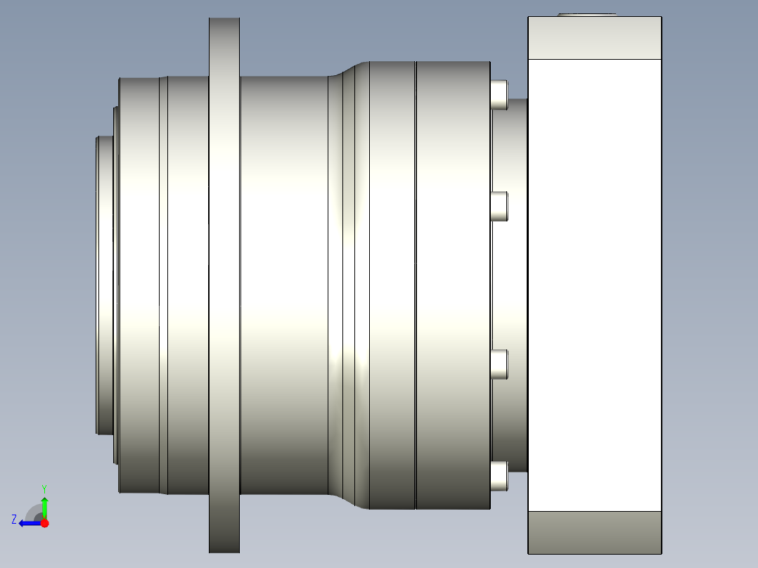 多摩川行星减速机TD-140-L1-35KA35右视图