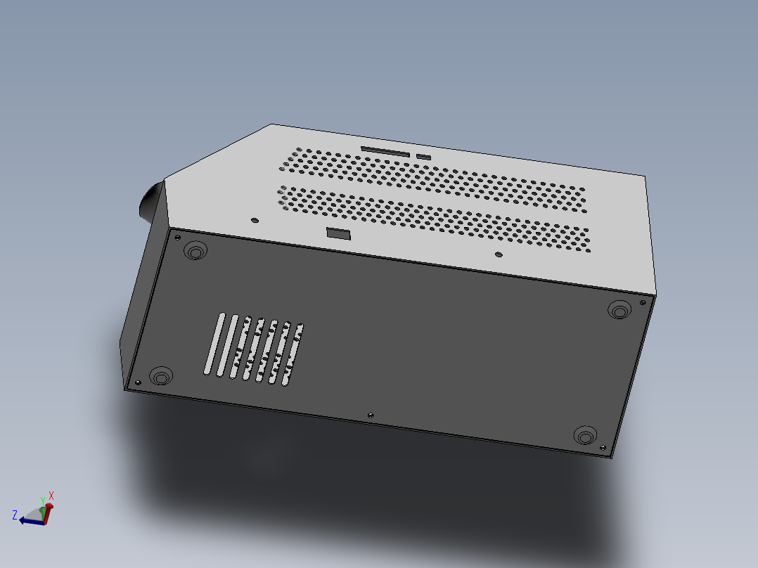 电器柜 电控柜 (45) 机械设计素材主视图