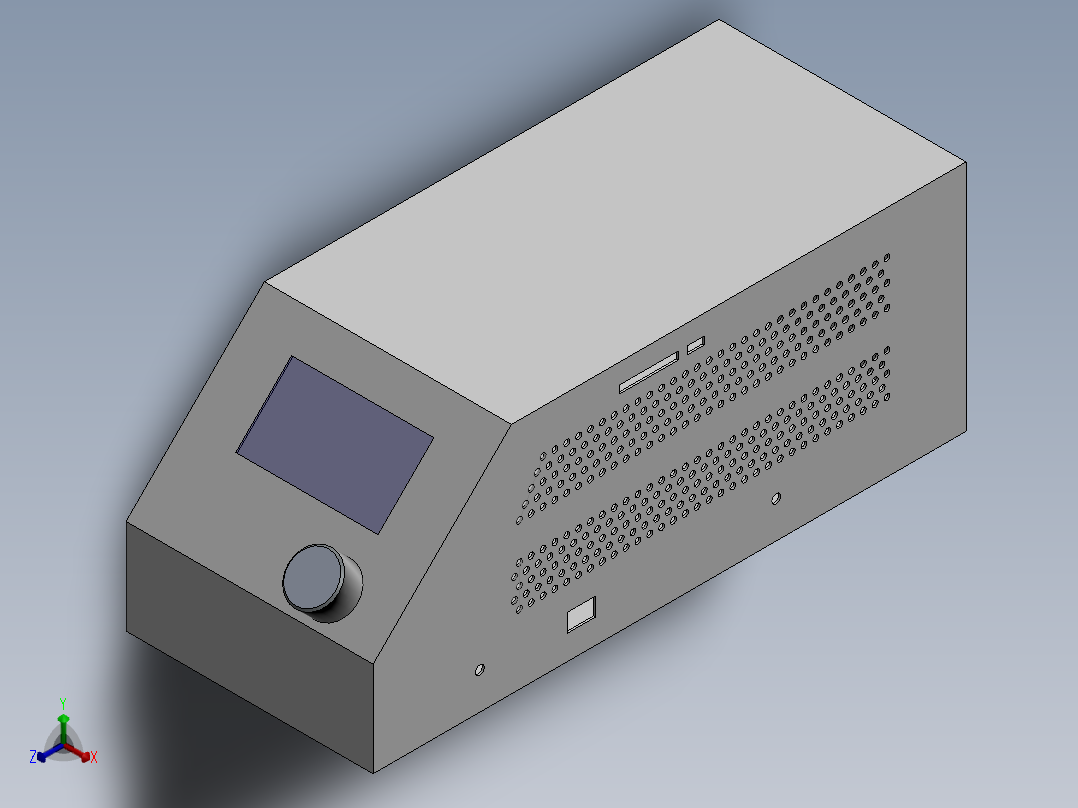 电器柜 电控柜 (45) 机械设计素材正等轴测图