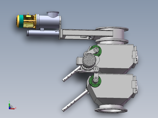 01-电动双层单门翻板阀