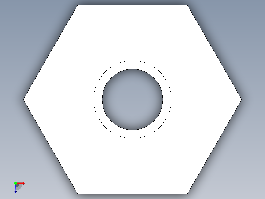 CPVC管件16-Sch80_ReducerBushing_SxSPIG_9837-248_2in x 0.75in俯视图