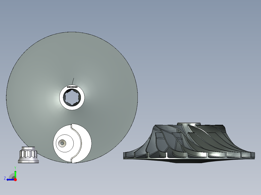叶轮 (23)右视图