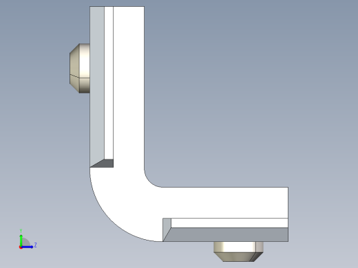 型材-BR 10-10 INNER BRACKET KJN535571左视缩略图