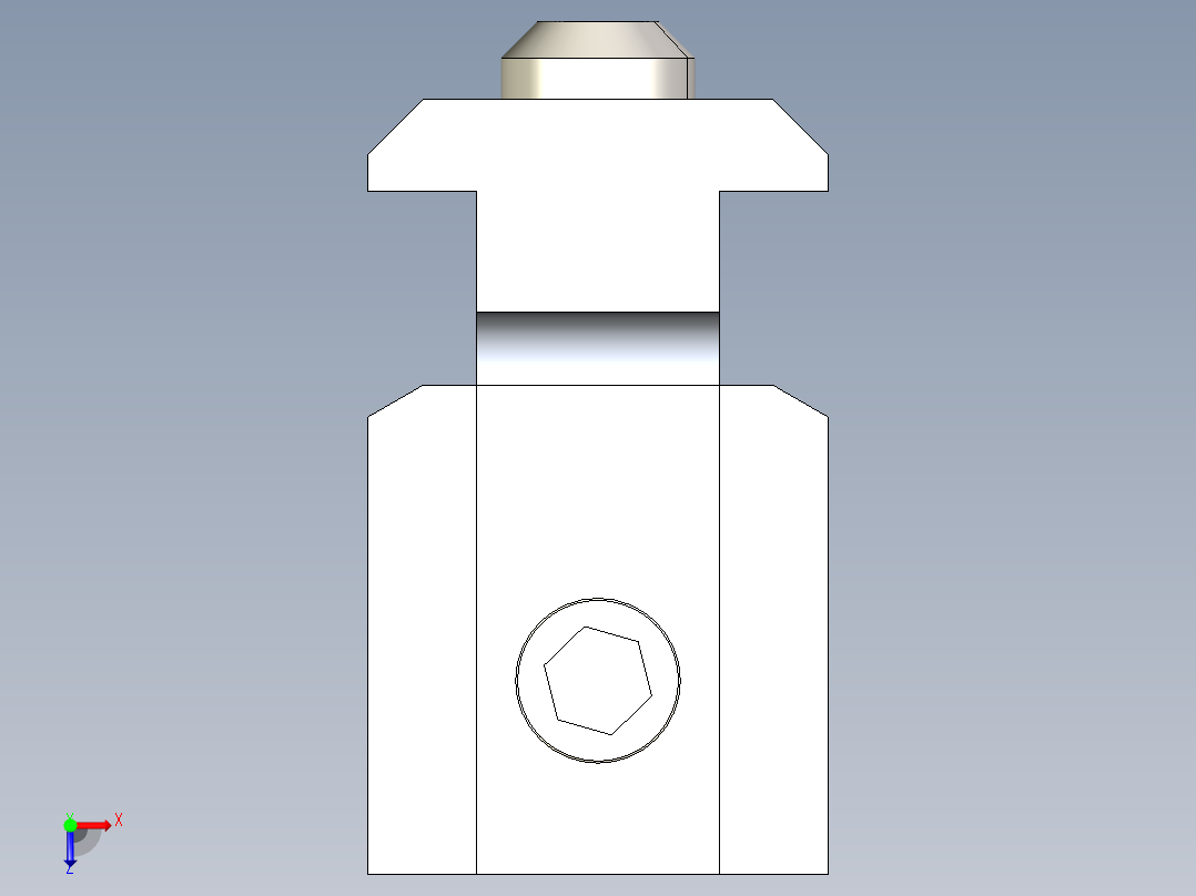 型材-BR 10-10 INNER BRACKET KJN535571俯视图