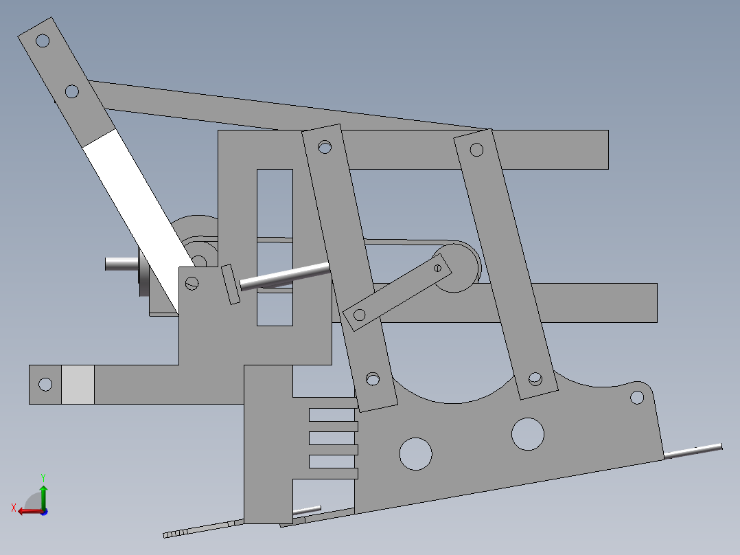 麦冬收割机（精）【含图和文档】后视图