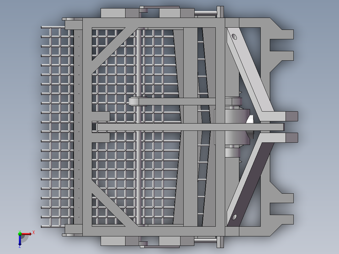 麦冬收割机（精）【含图和文档】俯视图