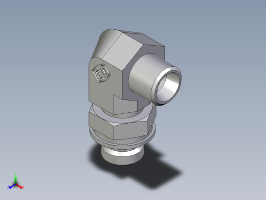 卡套式工业通用硬管接头EO_Adjustable_Locknut_elbow_WEE06LLMOROMDCF