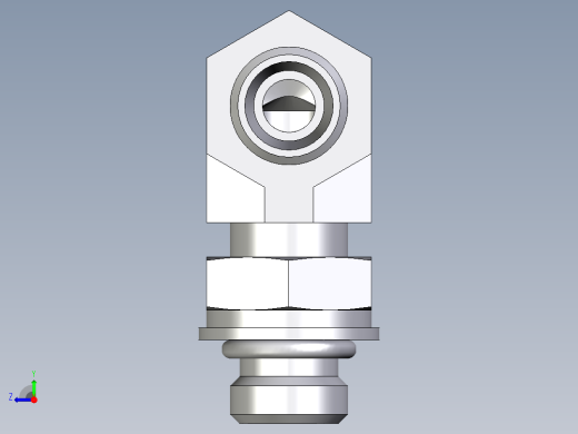 卡套式工业通用硬管接头EO_Adjustable_Locknut_elbow_WEE06LLMOROMDCF右视缩略图