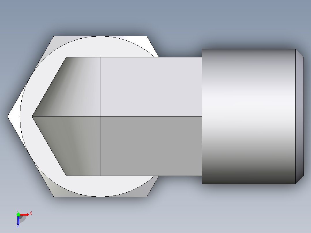 卡套式工业通用硬管接头EO_Assembled_adjustable_standpipe_elbow_EVW08SMOMD71俯视图