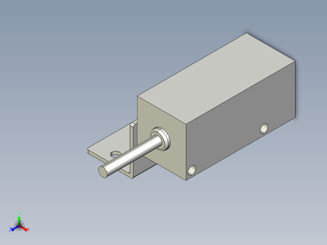 基恩士LX-132T_kc图纸模型主视图