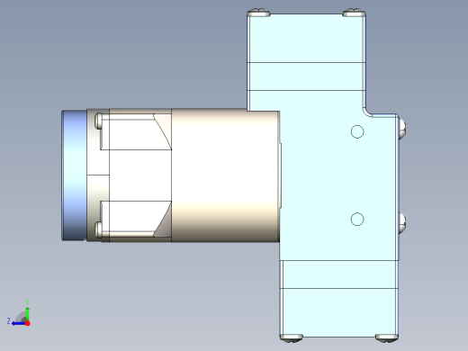 LTC-IIS 微型膜片泵（液体），最高达 1.5 LPM 自由流量 (2)系列图纸右视缩略图