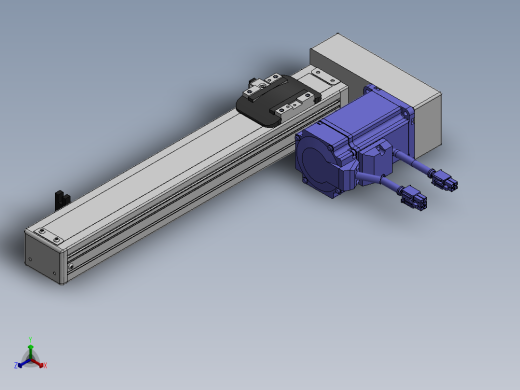精密模组MY50-T10-250-BR-P20B-C4-C正等轴测缩略图