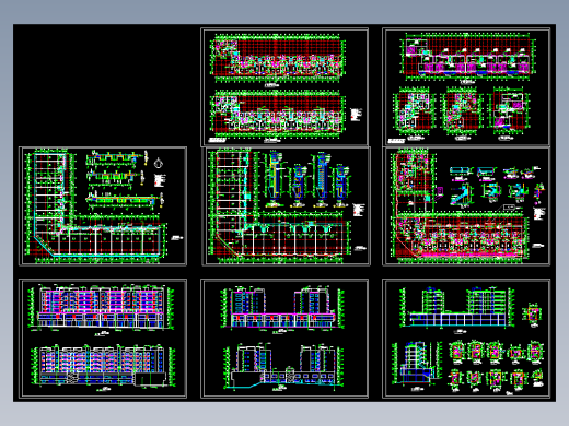 宜和花园商住楼施工图