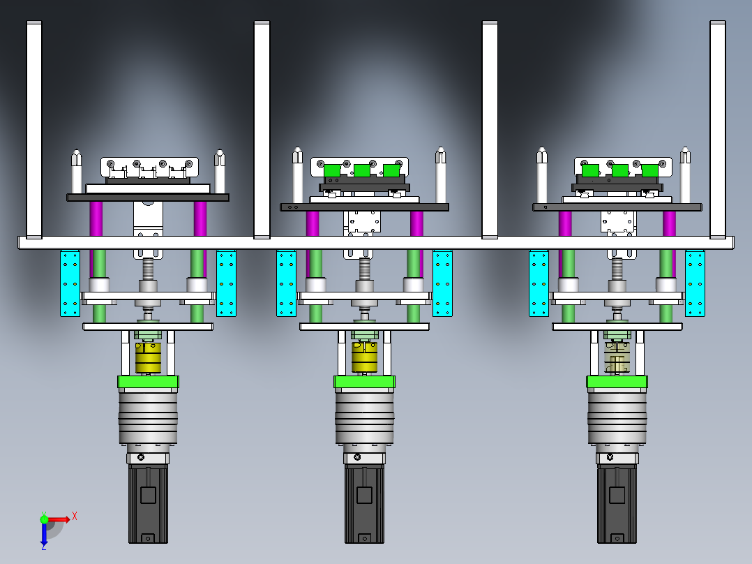 连接器一步折弯成型sw18可编辑俯视图