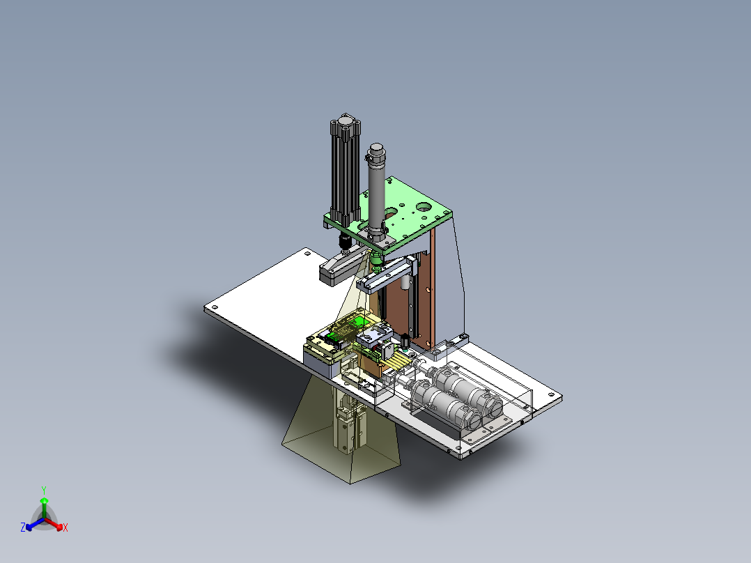 气管冲压sw20可编辑正等轴测图