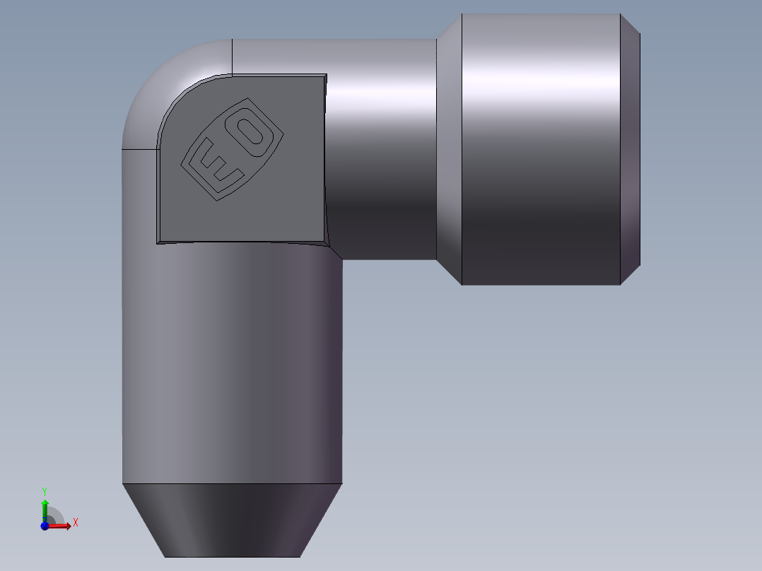 90度焊接接头、1DW9-16-08前视图