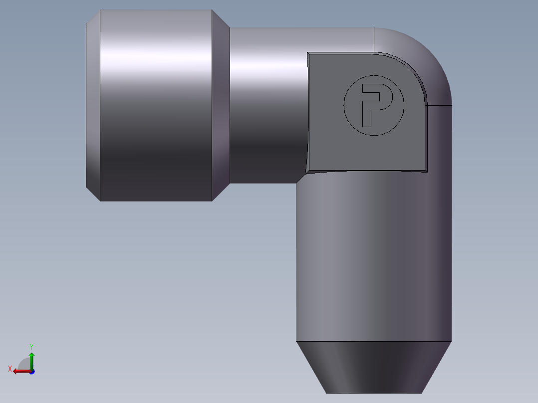 90度焊接接头、1DW9-16-08后视图