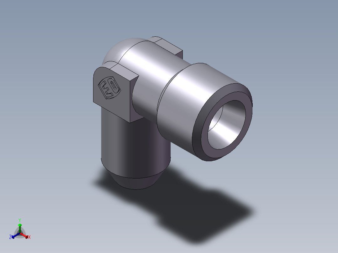 90度焊接接头、1DW9-16-08正等轴测图