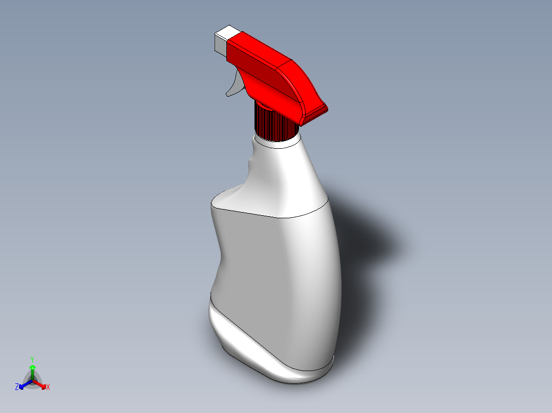 瓶子、罐子、桶(72)正等轴测图