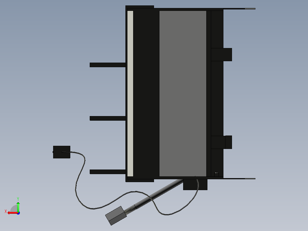 A3004100-剪板机 割台 ERMAK 3100x10后视图