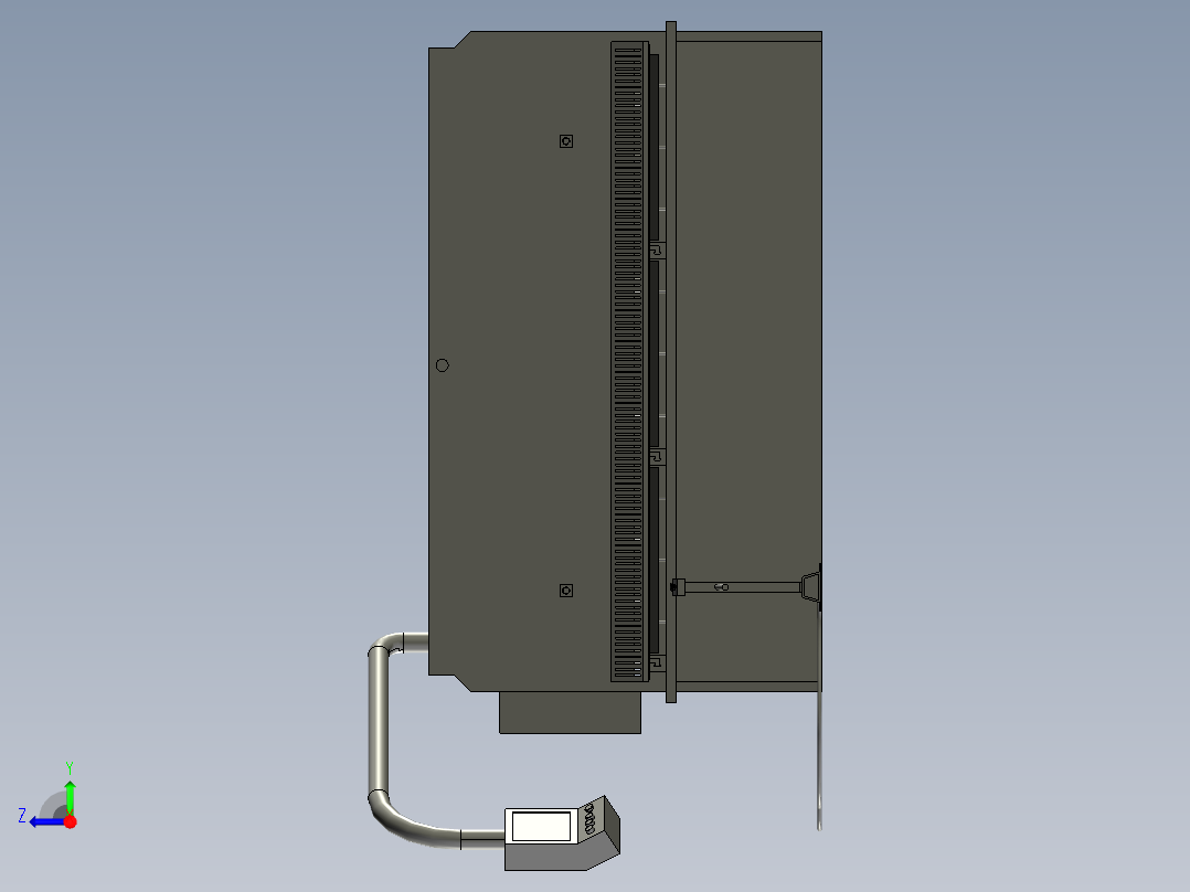 A3004100-剪板机 割台 ERMAK 3100x10右视图