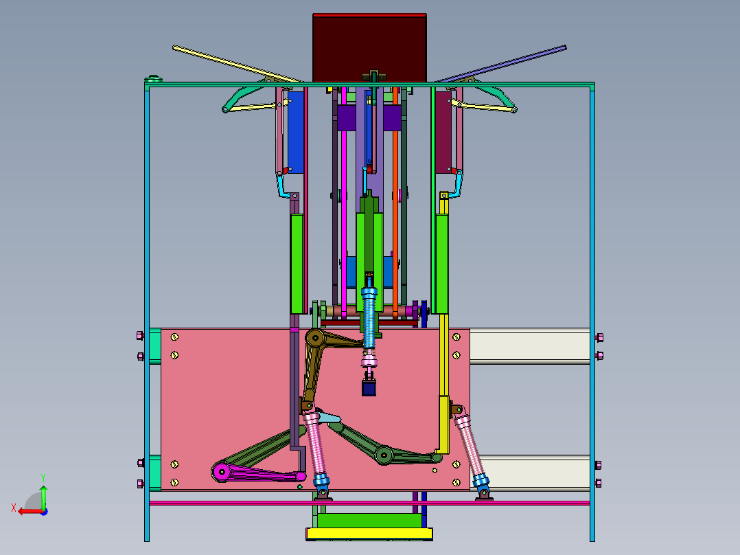 包装衣机服装智能折叠机后视图
