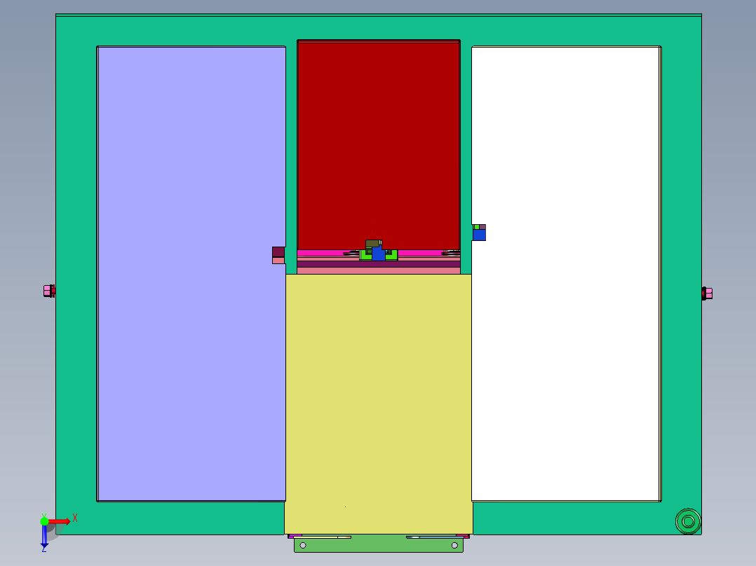 包装衣机服装智能折叠机俯视图