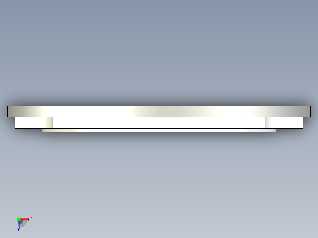 双色COB LED 100W俯视图