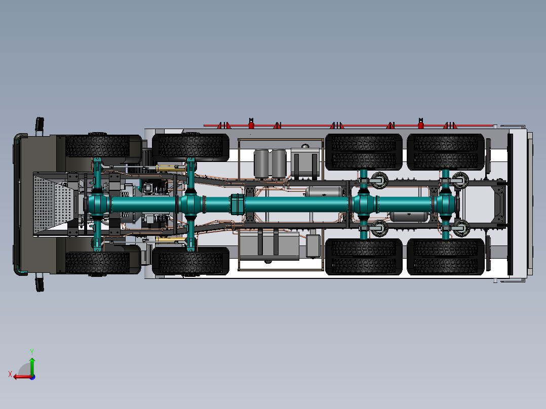 斯堪尼亚卡车 P420后视图