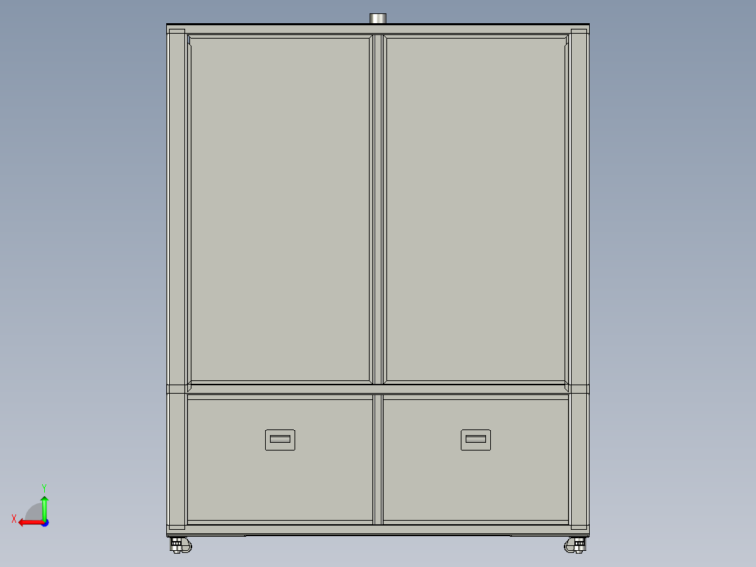 植物喷雾式无土栽培设备后视图