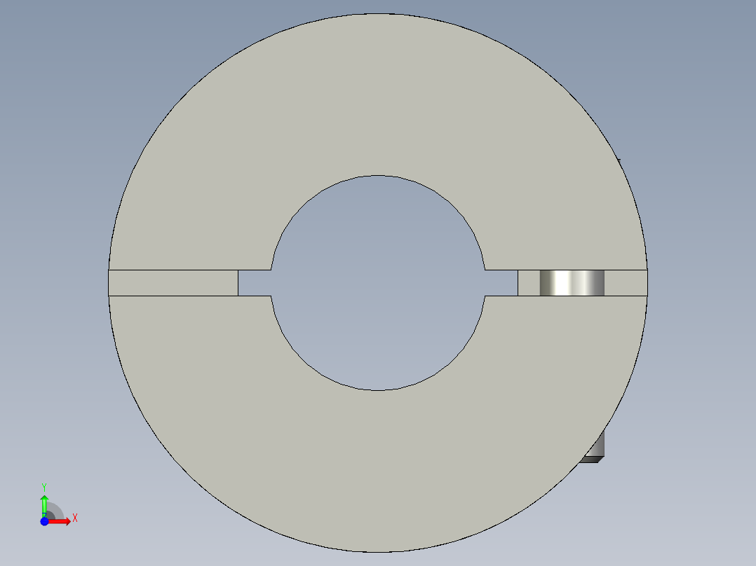 联轴器怡合达DEC11-D25-d10-e11_0305前视图