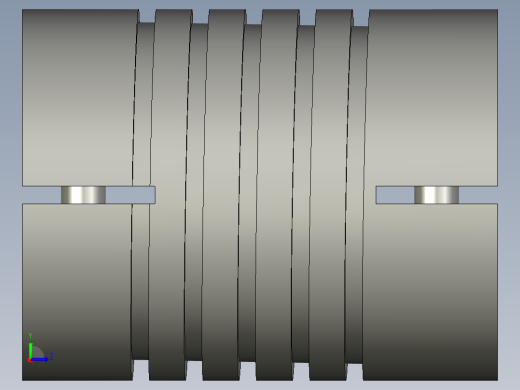 联轴器怡合达DEC11-D25-d10-e11_0305左视缩略图