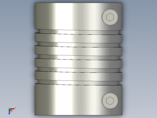 联轴器怡合达DEC11-D25-d10-e11_0305俯视缩略图