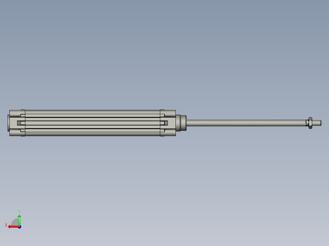 SE32x200-10S_CS1-E气缸后视图