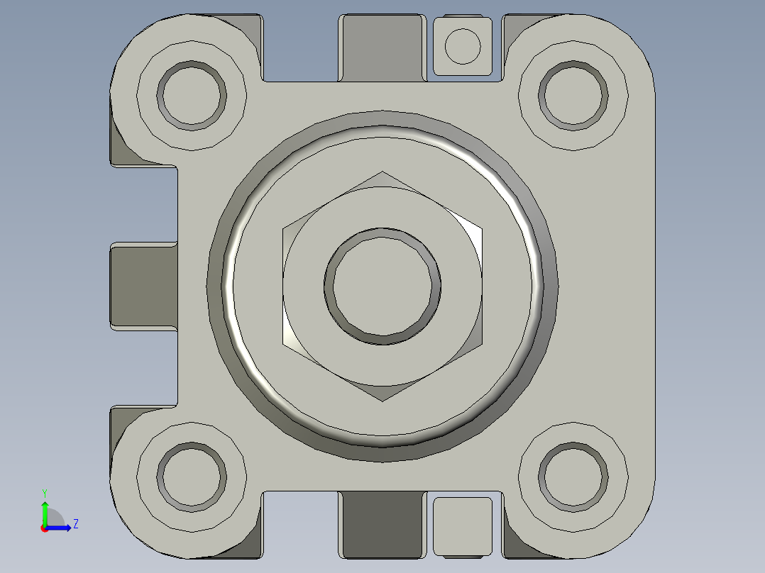 SE32x200-10S_CS1-E气缸左视图