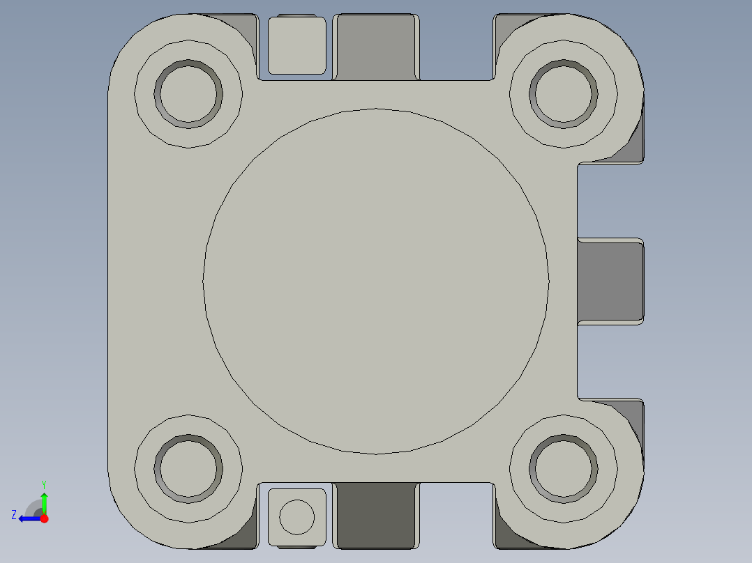 SE32x200-10S_CS1-E气缸右视图