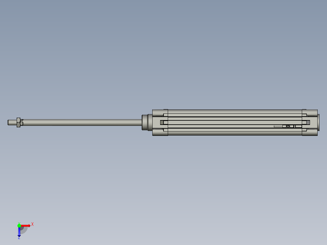 SE32x200-10S_CS1-E气缸俯视图