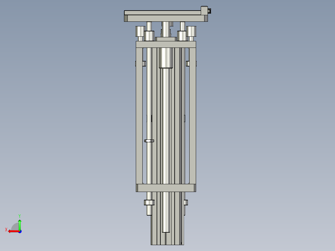 M02103-10上料顶升机构-后视图