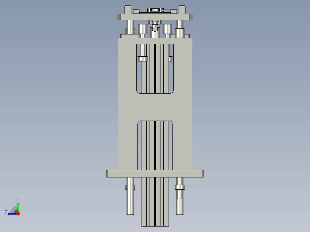 M02103-10上料顶升机构-右视图