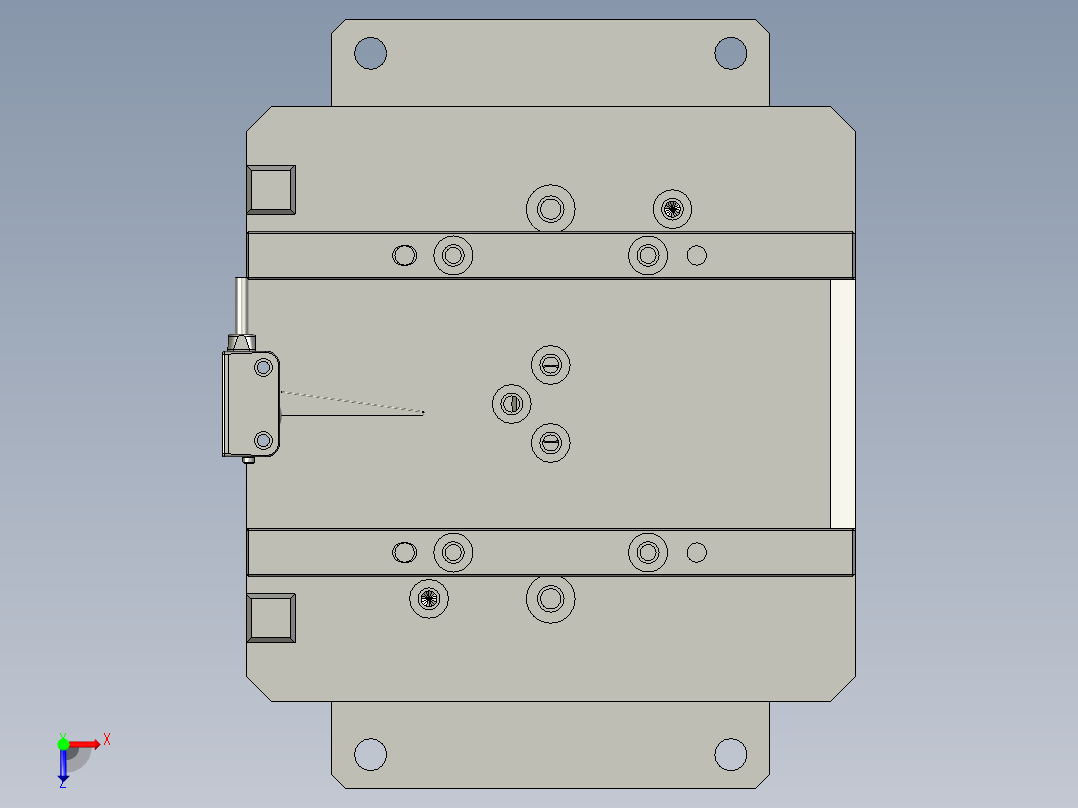 M02103-10上料顶升机构-俯视图