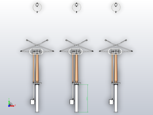 3杆平件隔离器3-SX-420来自Alstom前视缩略图