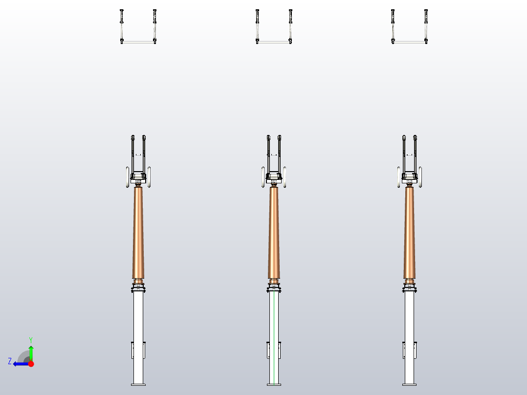 3杆平件隔离器3-SX-420来自Alstom右视图