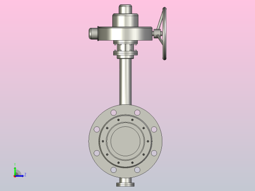 Dt943H(F)-10C.P.R.V-B[DN150]阀，截止阀，风阀，蝶阀左视缩略图