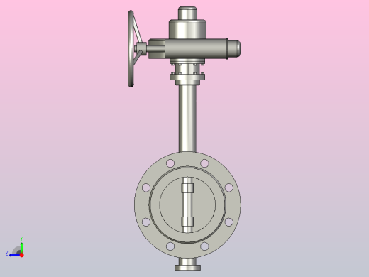 Dt943H(F)-10C.P.R.V-B[DN150]阀，截止阀，风阀，蝶阀右视缩略图
