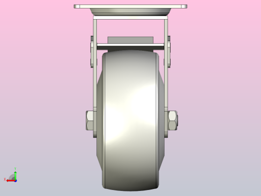 脚轮CEL21-125-P后视缩略图